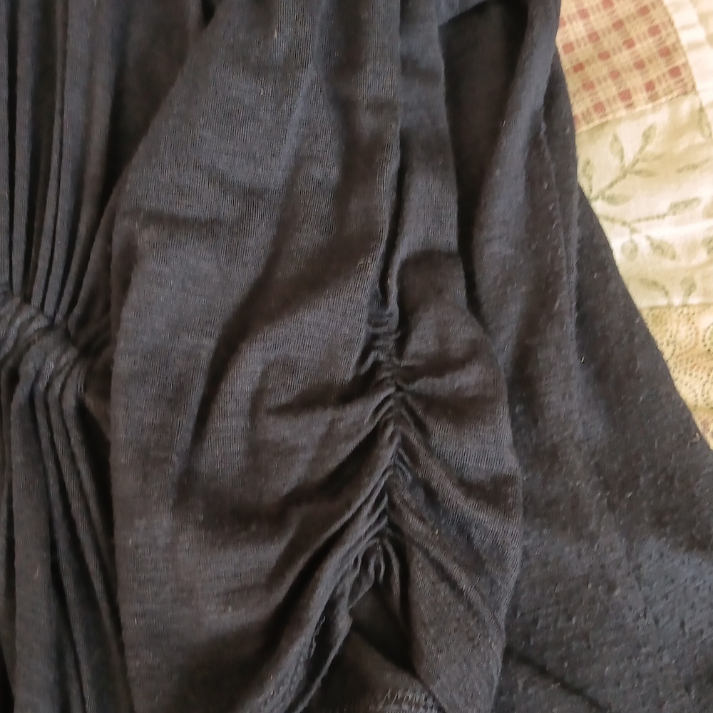 Navy Ruched Waist Size Small Jacket or Sweater.Good condition - Picture 3 of 8